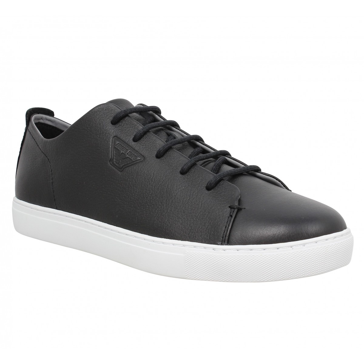 Baskets ARMANI JEANS 935 cuir Noir