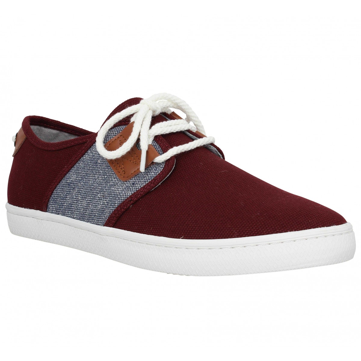 Baskets homme bordeaux