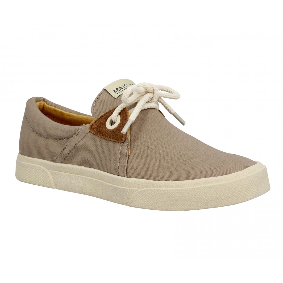 Baskets ARMISTICE Hope One toile Femme Taupe
