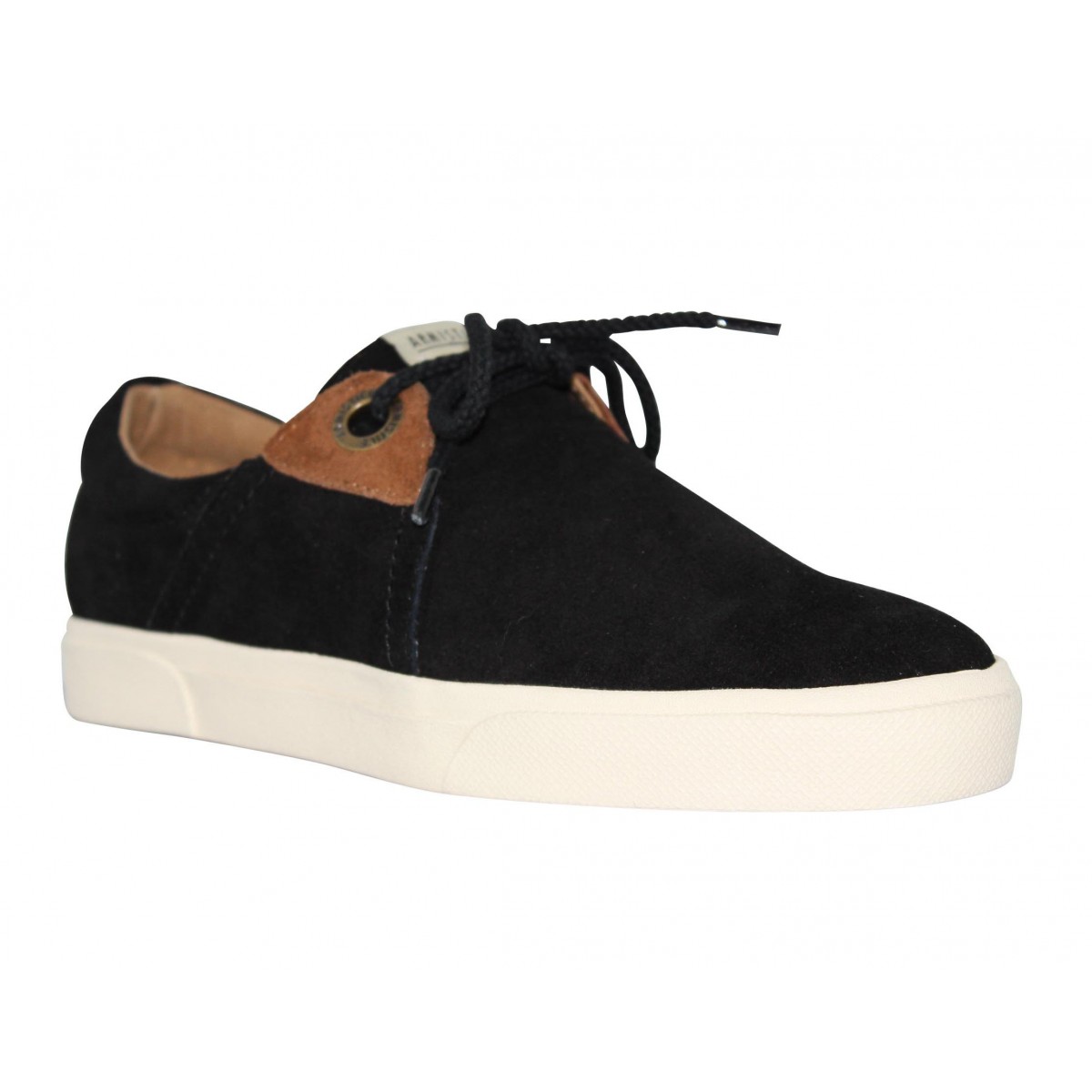Baskets ARMISTICE Hope One velours Homme Noir