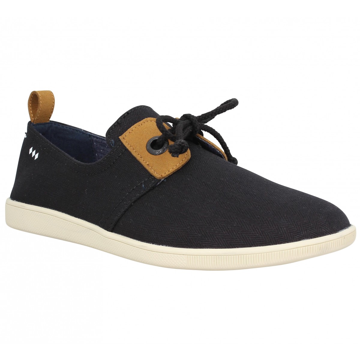 Baskets ARMISTICE Stone One toile Chevron Homme Black