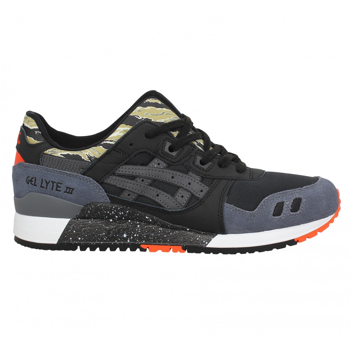 كلب مالتيزر ASICS Gel Lyte III velours toile Homme Noir كلب مالتيزر