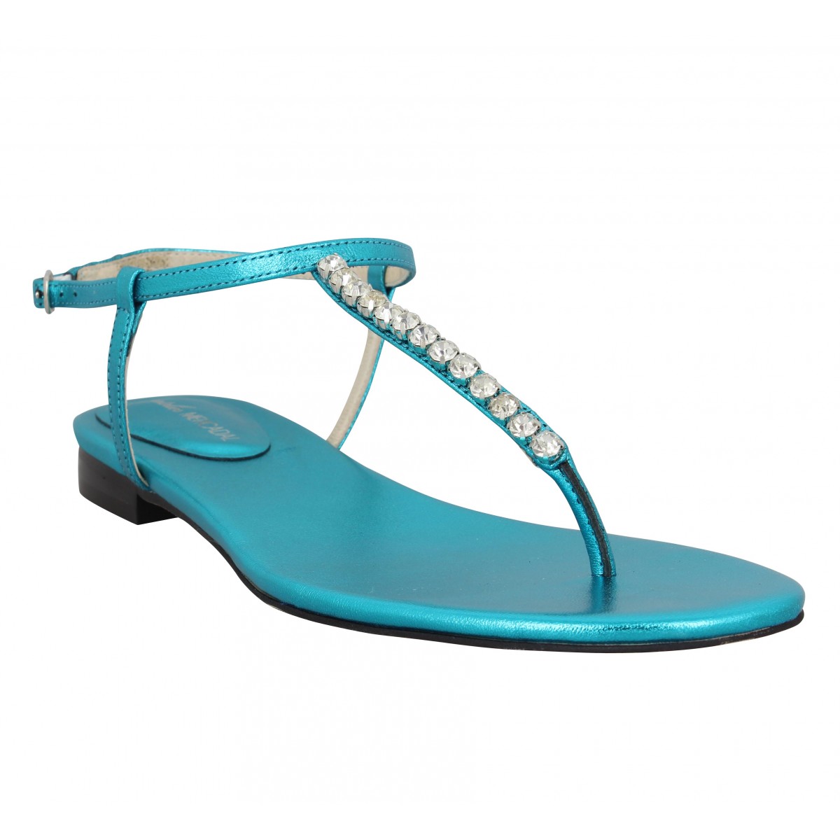 Nu-pieds ATELIER MERCADAL Elisa cuir Femme Azur