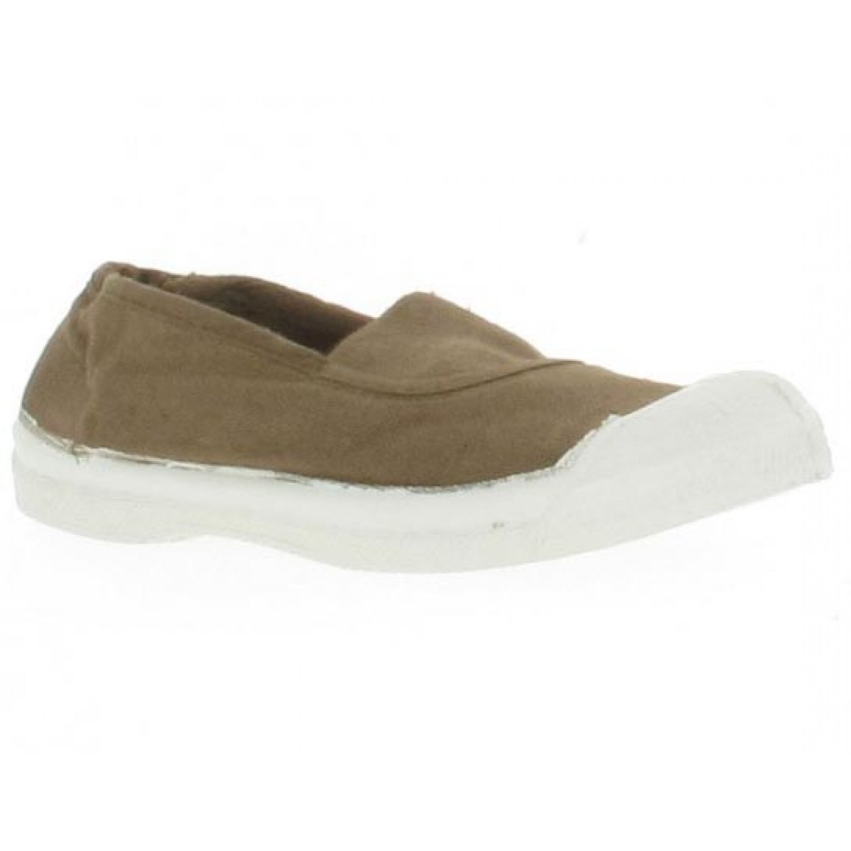 Baskets BENSIMON Elast toile Enfant Naturel