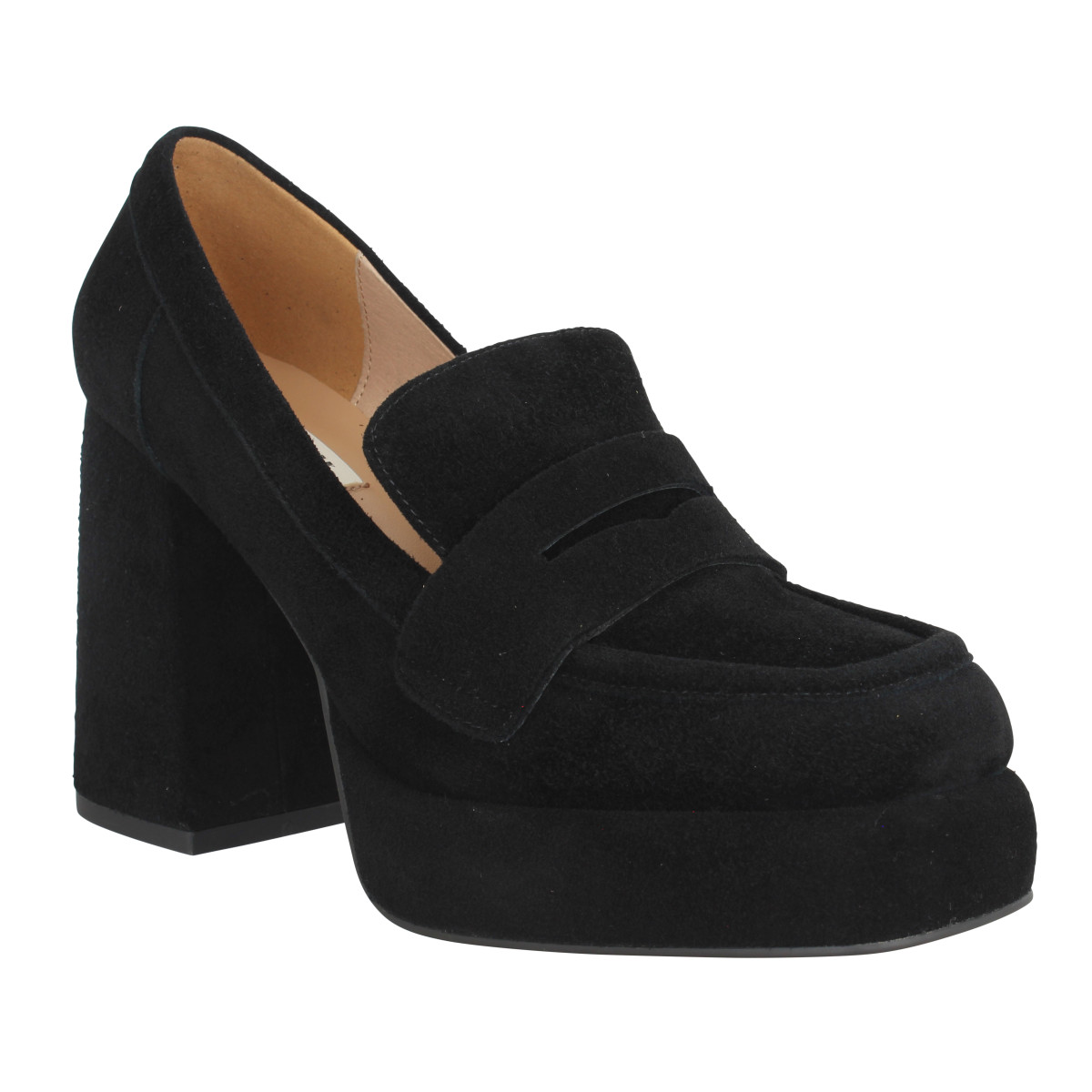 Mocassins BIBI LOU 543 velours Femme Noir