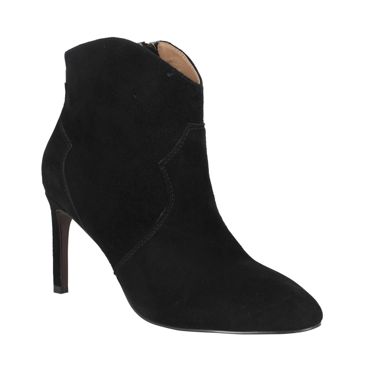 Bottines BIBI LOU 565 velours Femme Noir