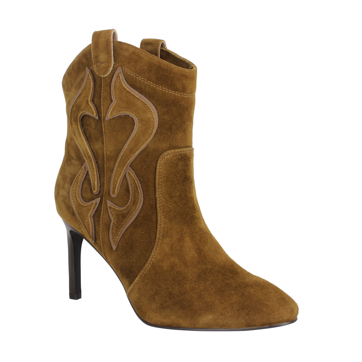 Bottines BIBI LOU 567 velours Femme Tan
