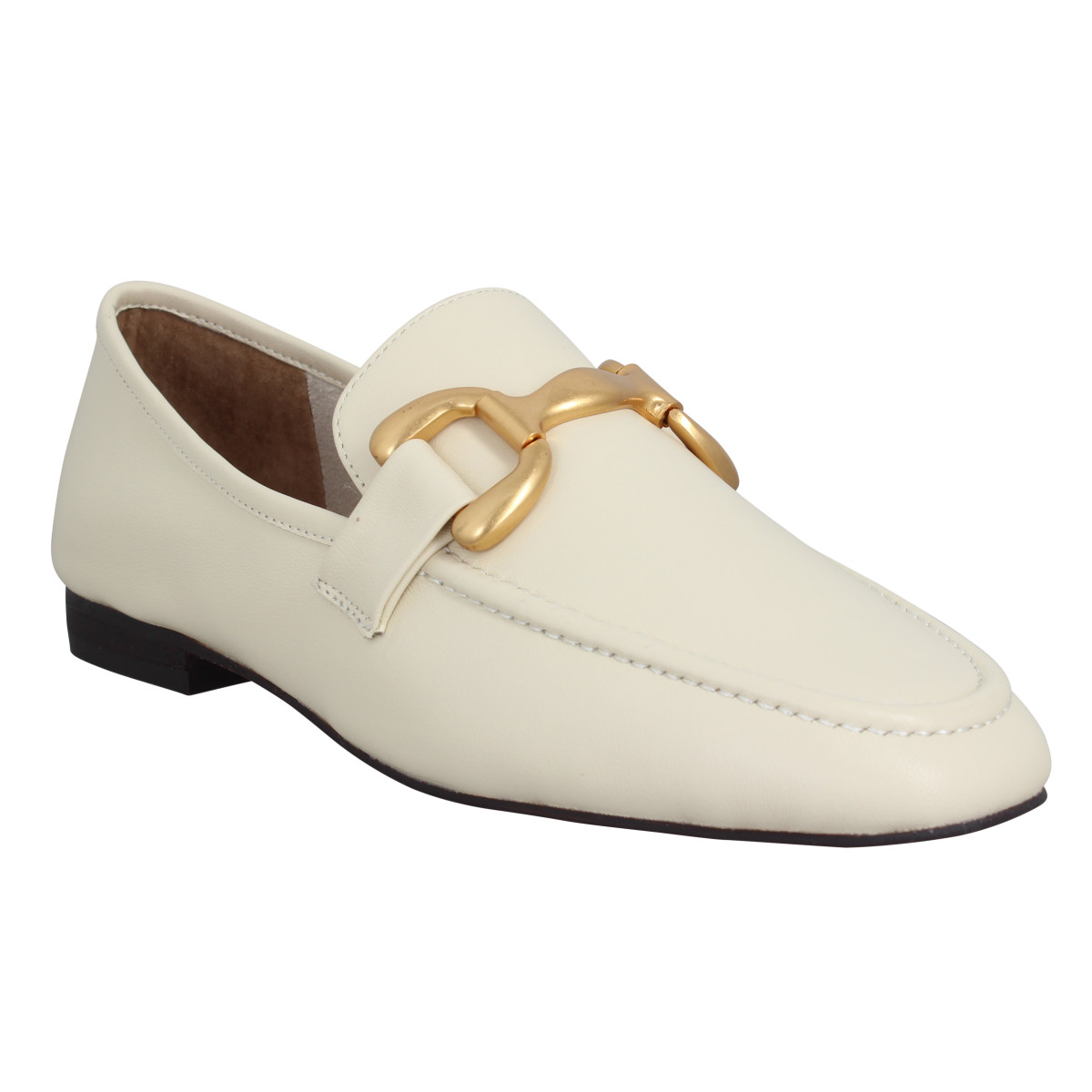 Mocassins BIBI LOU 571 cuir Femme Off White