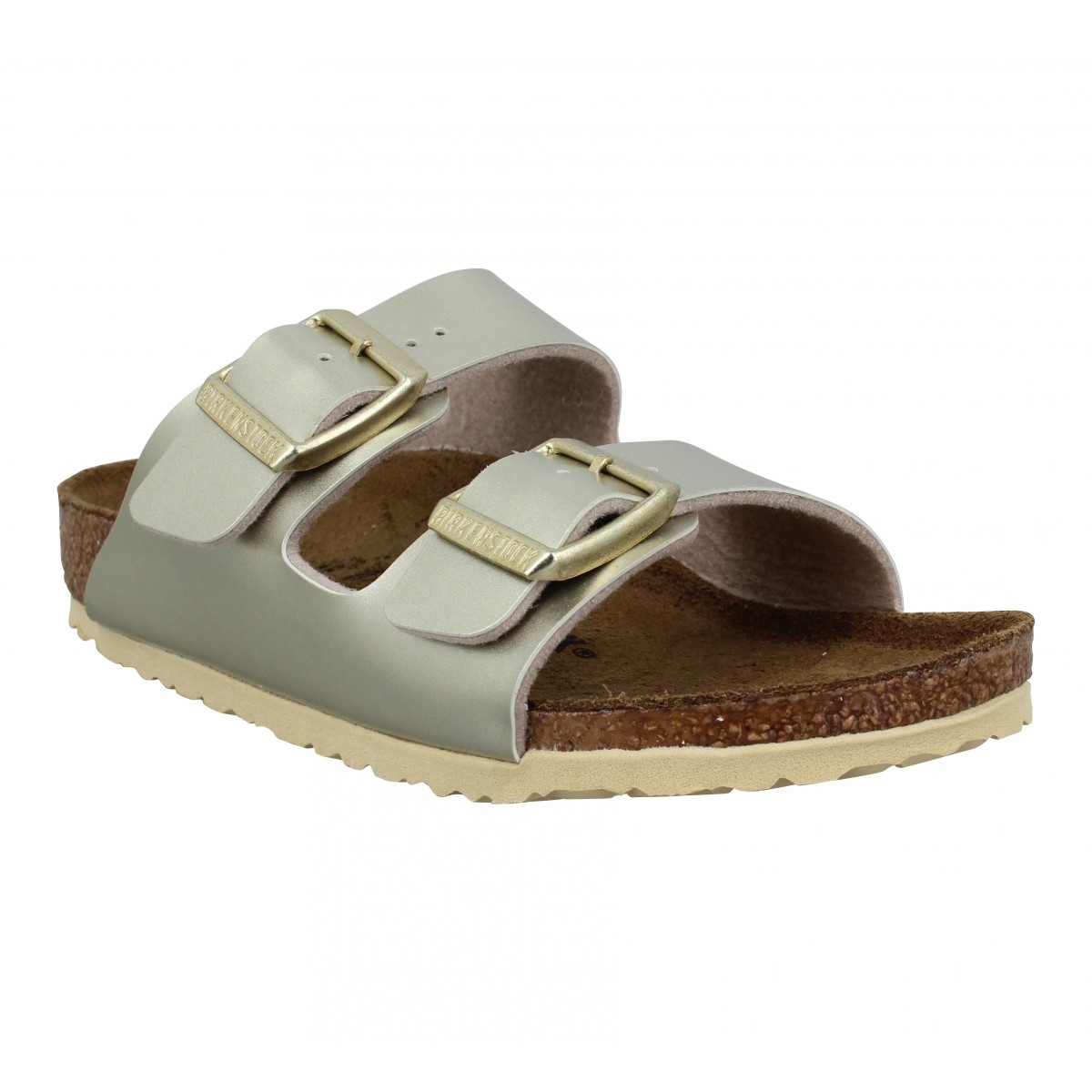 Sandales BIRKENSTOCK Arizona Birko Flor Enfant Gold