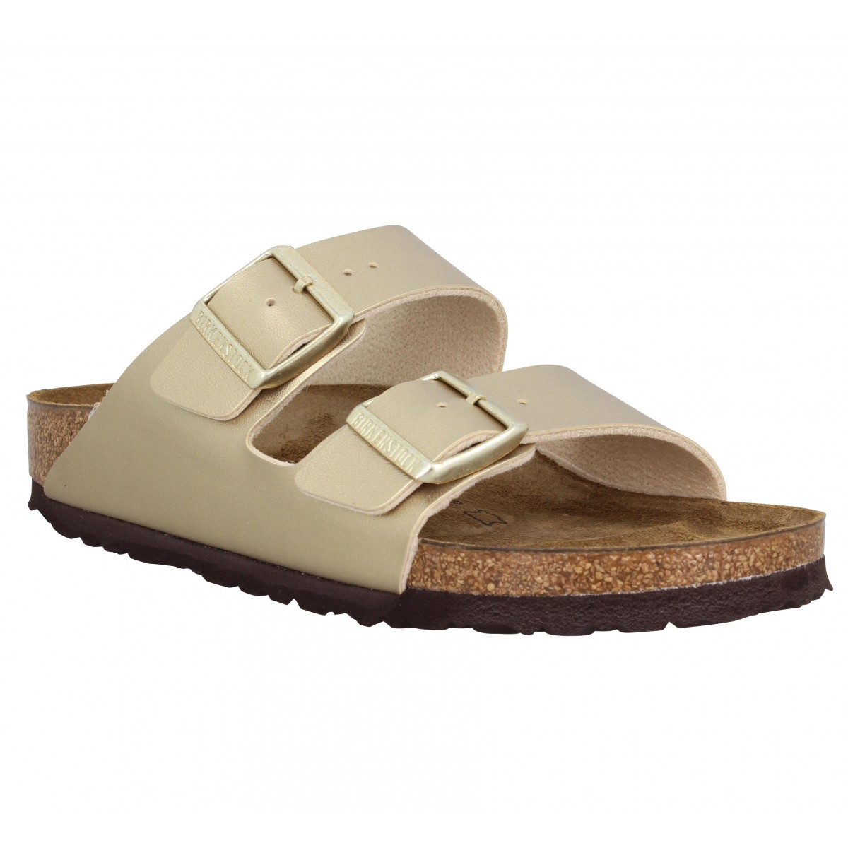 Mules BIRKENSTOCK Arizona Birko Flor Femme Gold