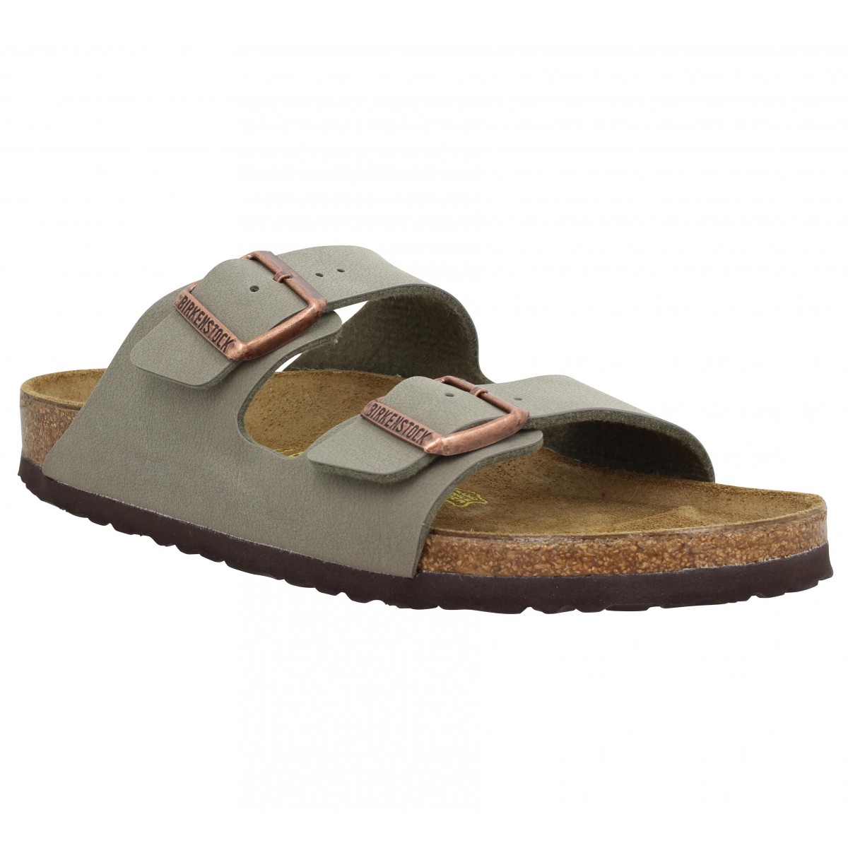 Mules BIRKENSTOCK Arizona Birko Flor nubuck Homme Stones