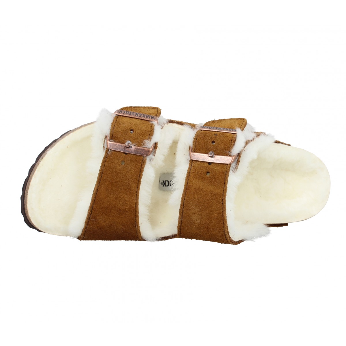 Birkenstock arizona shearling narrow fit suede homme mink homme