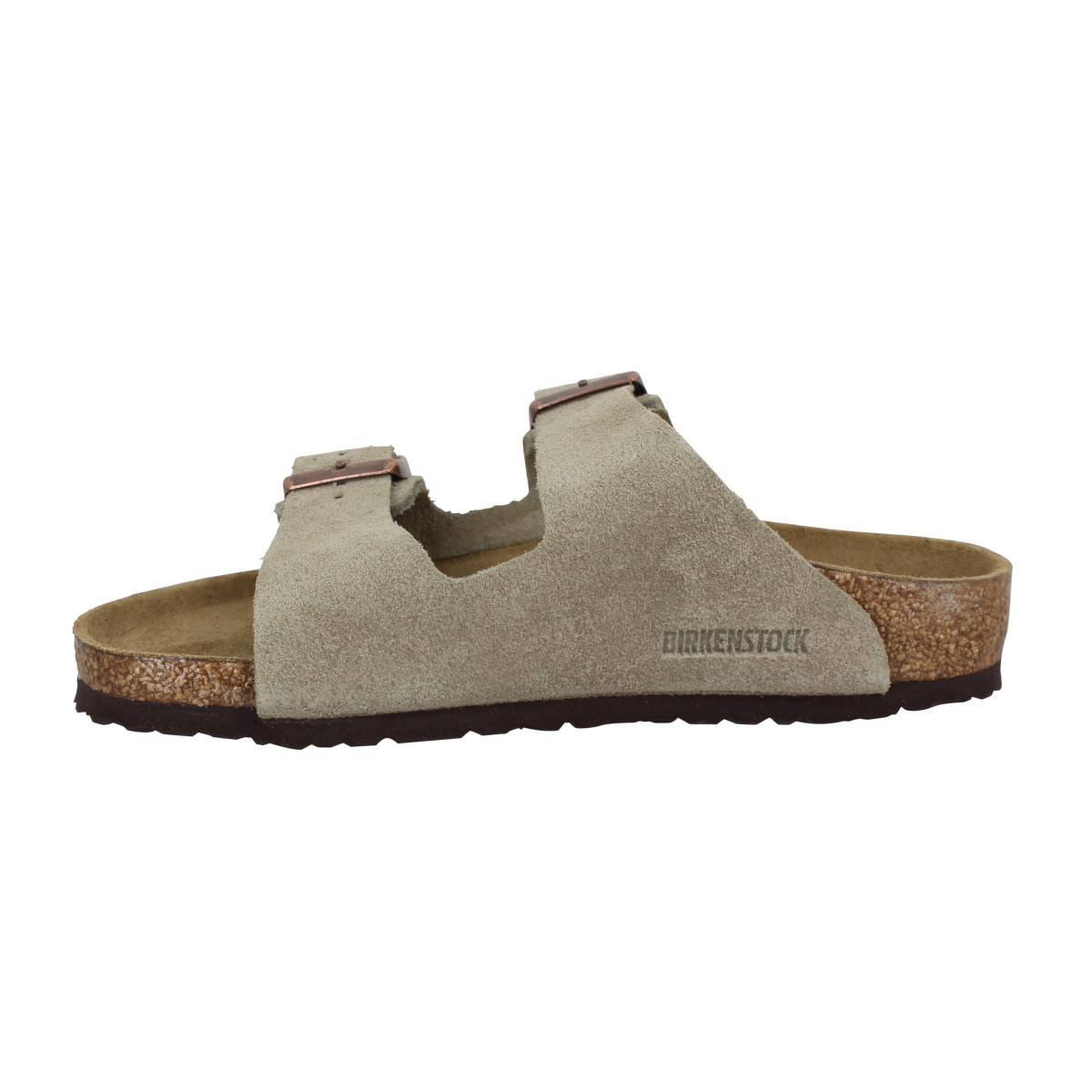 Birkenstock arizona suede enfant taupe enfants Fanny chaussures