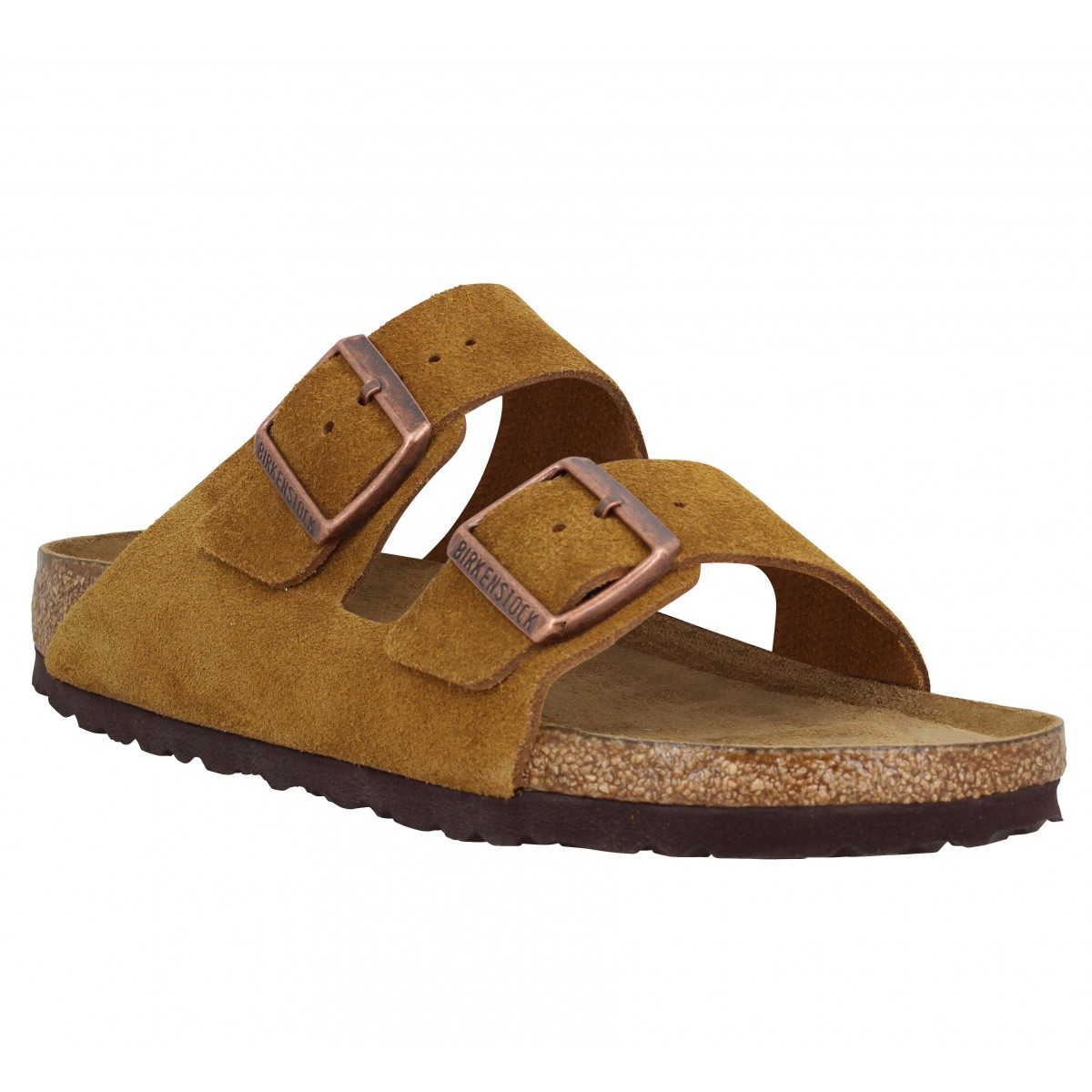 Birkenstock arizona suede femme vison femme Fanny chaussures