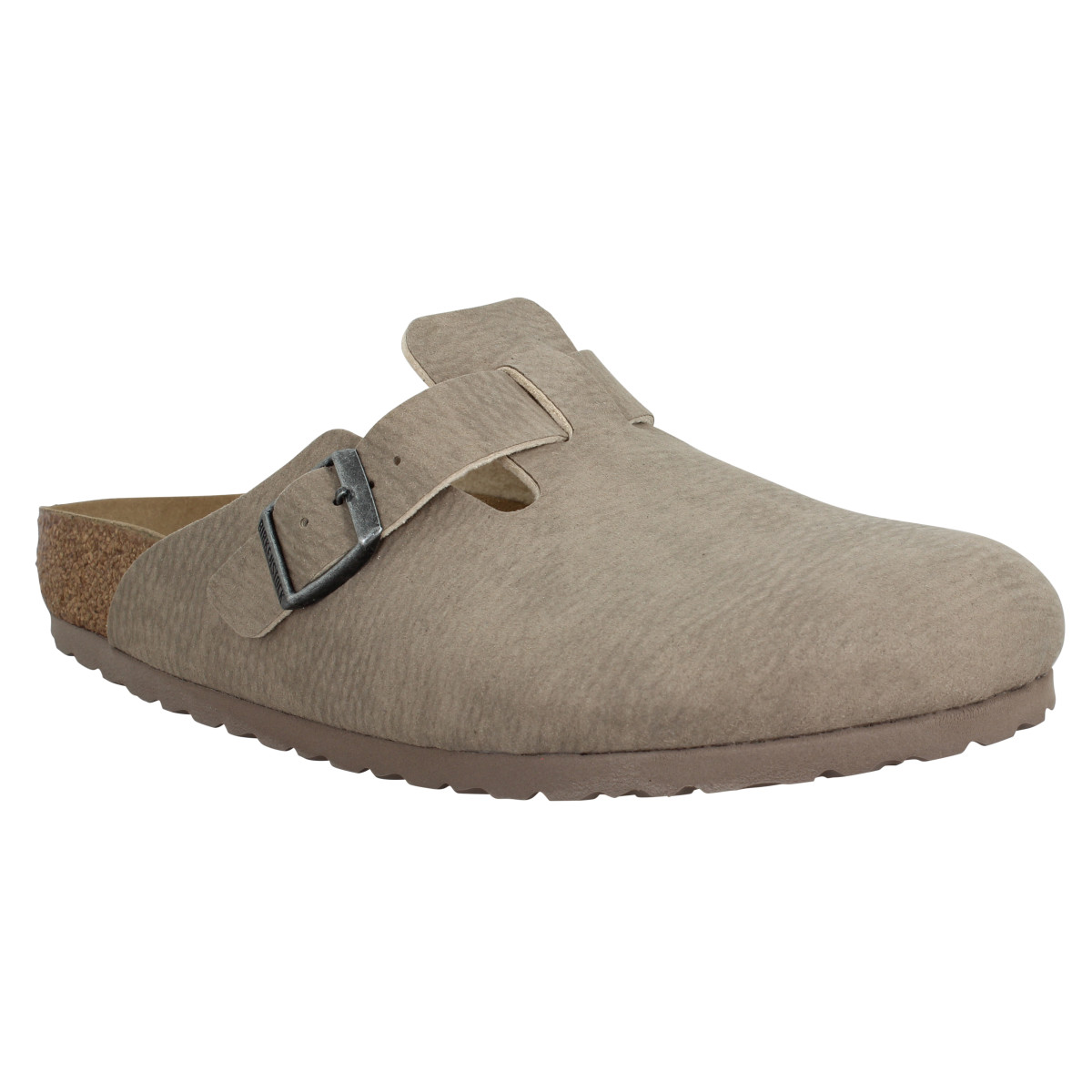 BIRKENSTOCK Boston microfibre vegan Homme-41-Desert Dust Gray Taupe