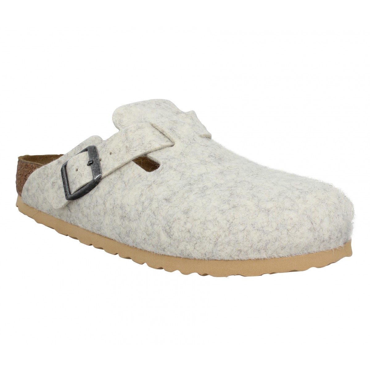 BIRKENSTOCK Boston Narrow Fit feutre de laine Femme-35-Shell