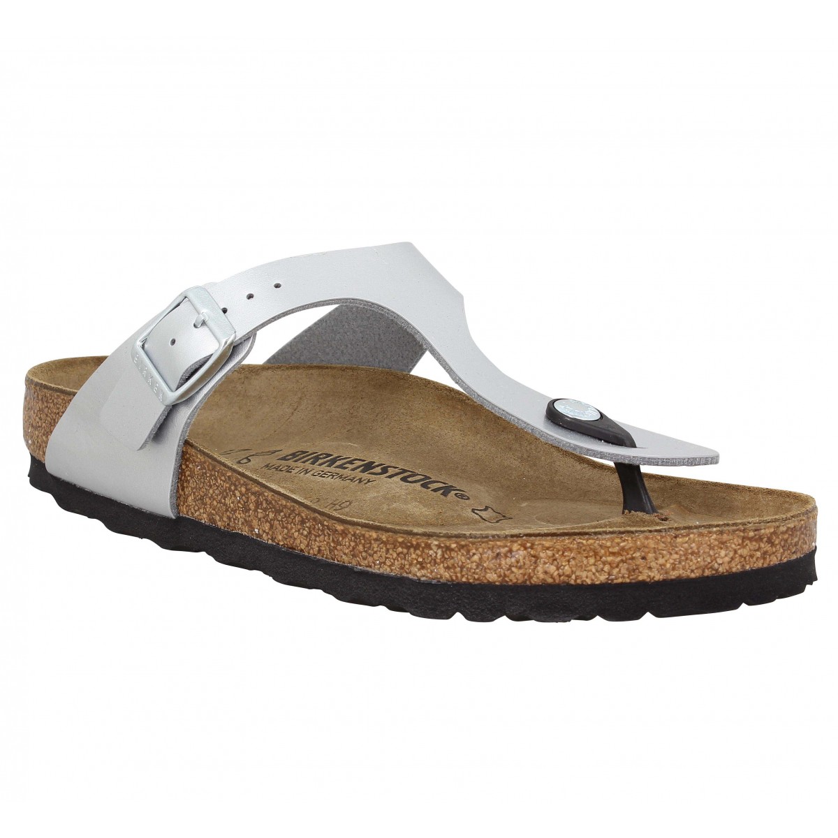 birkenstock argenté homme