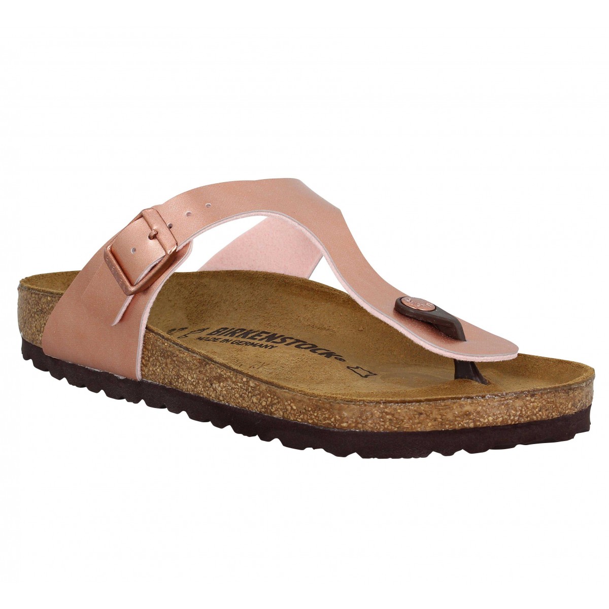 birkenstock femme rose gold
