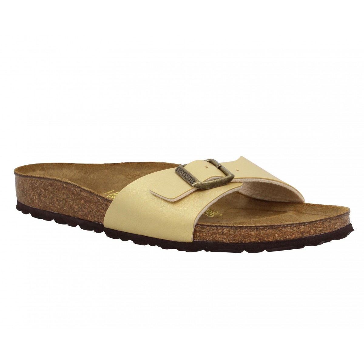 Mules BIRKENSTOCK Madrid birko flor Femme Gold