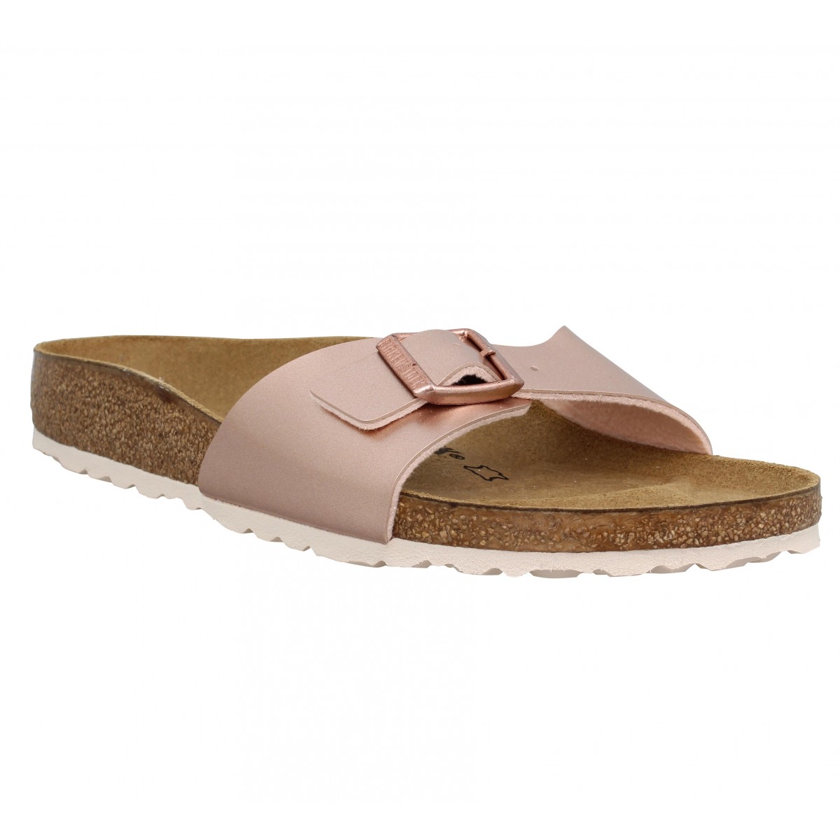 Birkenstock madrid birko flor metallic femme copper femme | Fanny chaussures