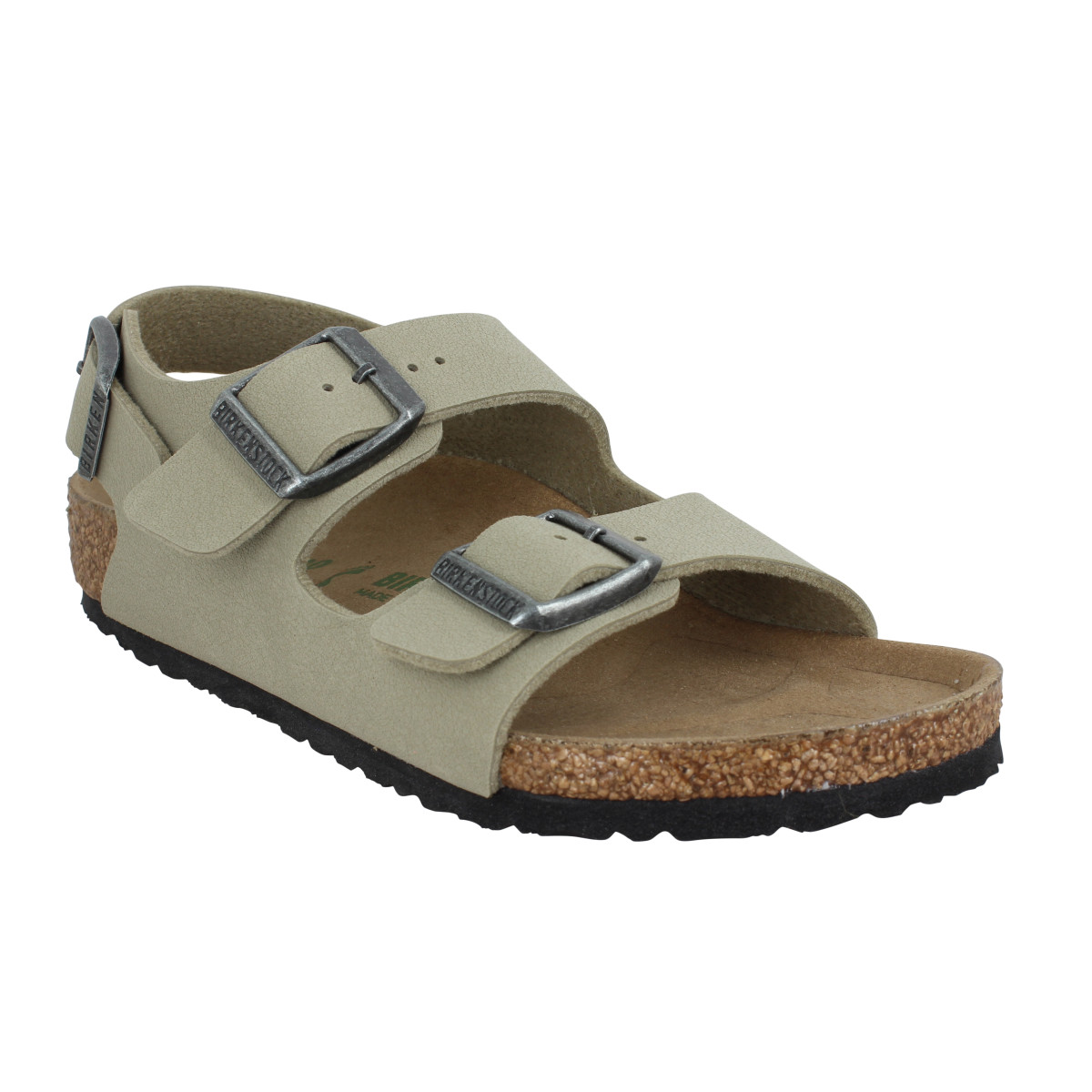 Sandales BIRKENSTOCK Milano Birko Flor Enfant Faded Khaki