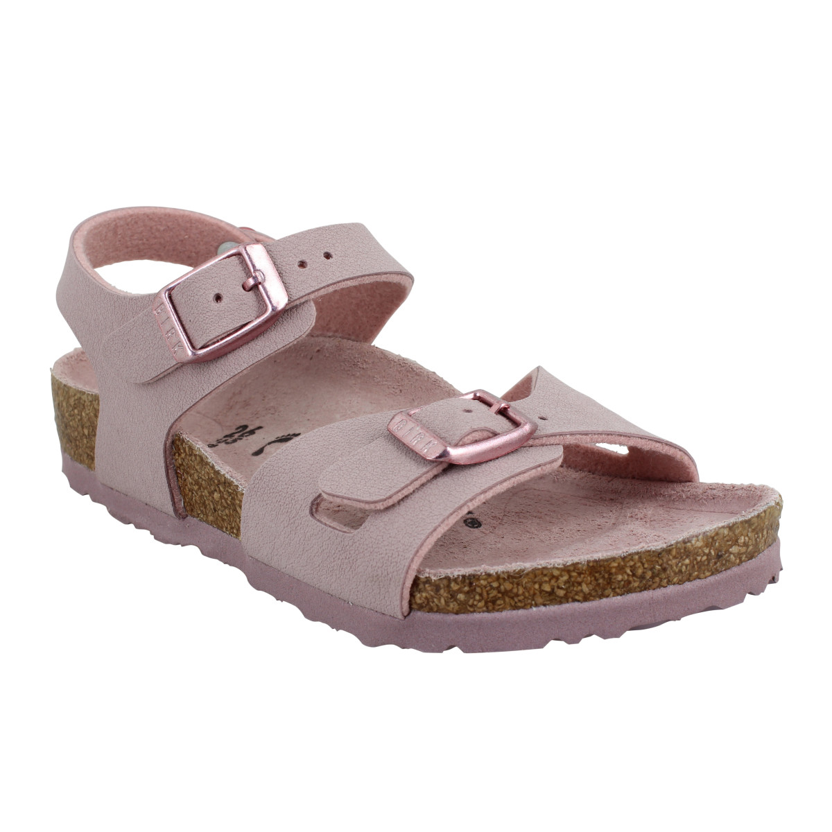 Sandales BIRKENSTOCK Rio Birko Flor nubuck Enfant Lavender