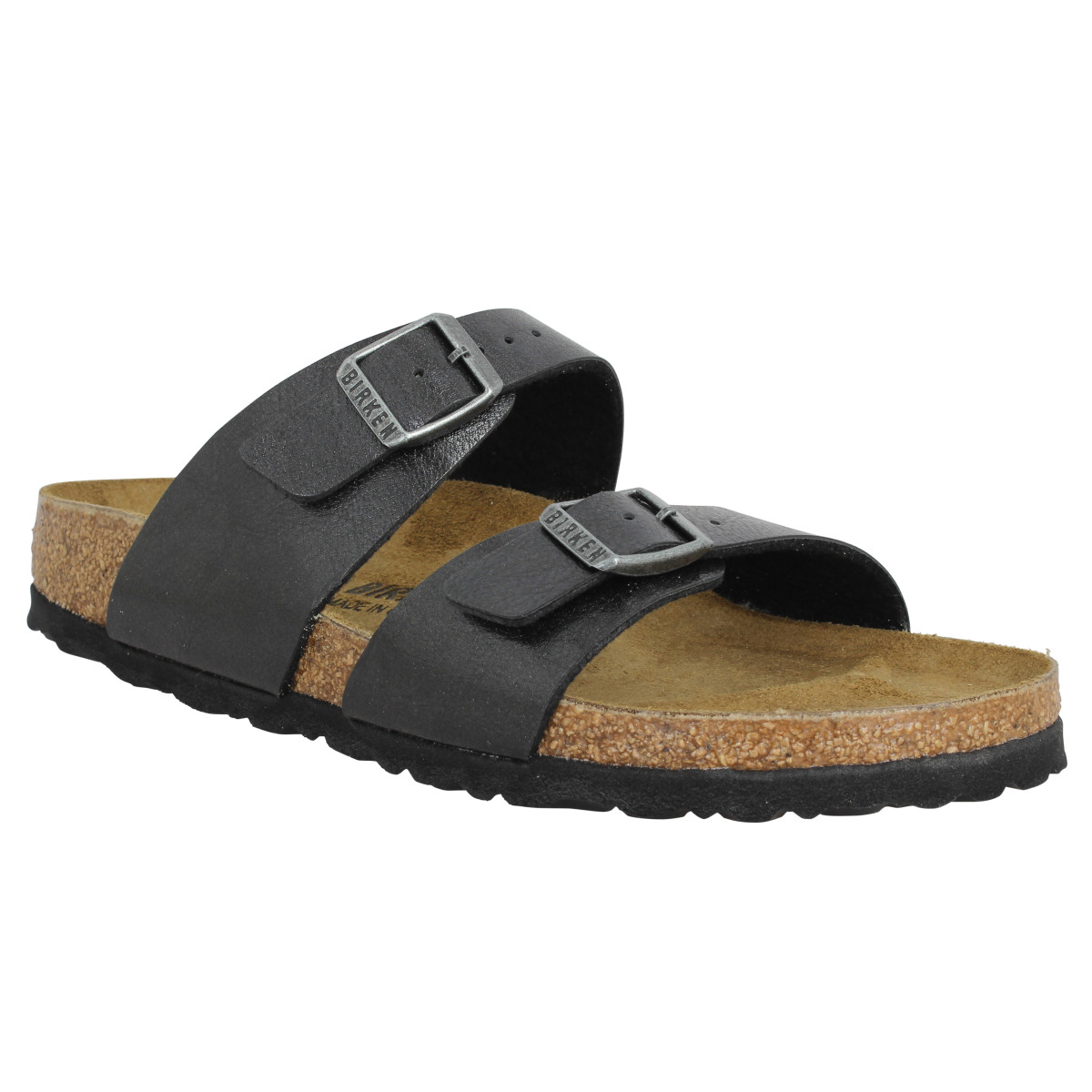 Nu-pieds BIRKENSTOCK Sydney Birko Flor Femme Graceful Licorice