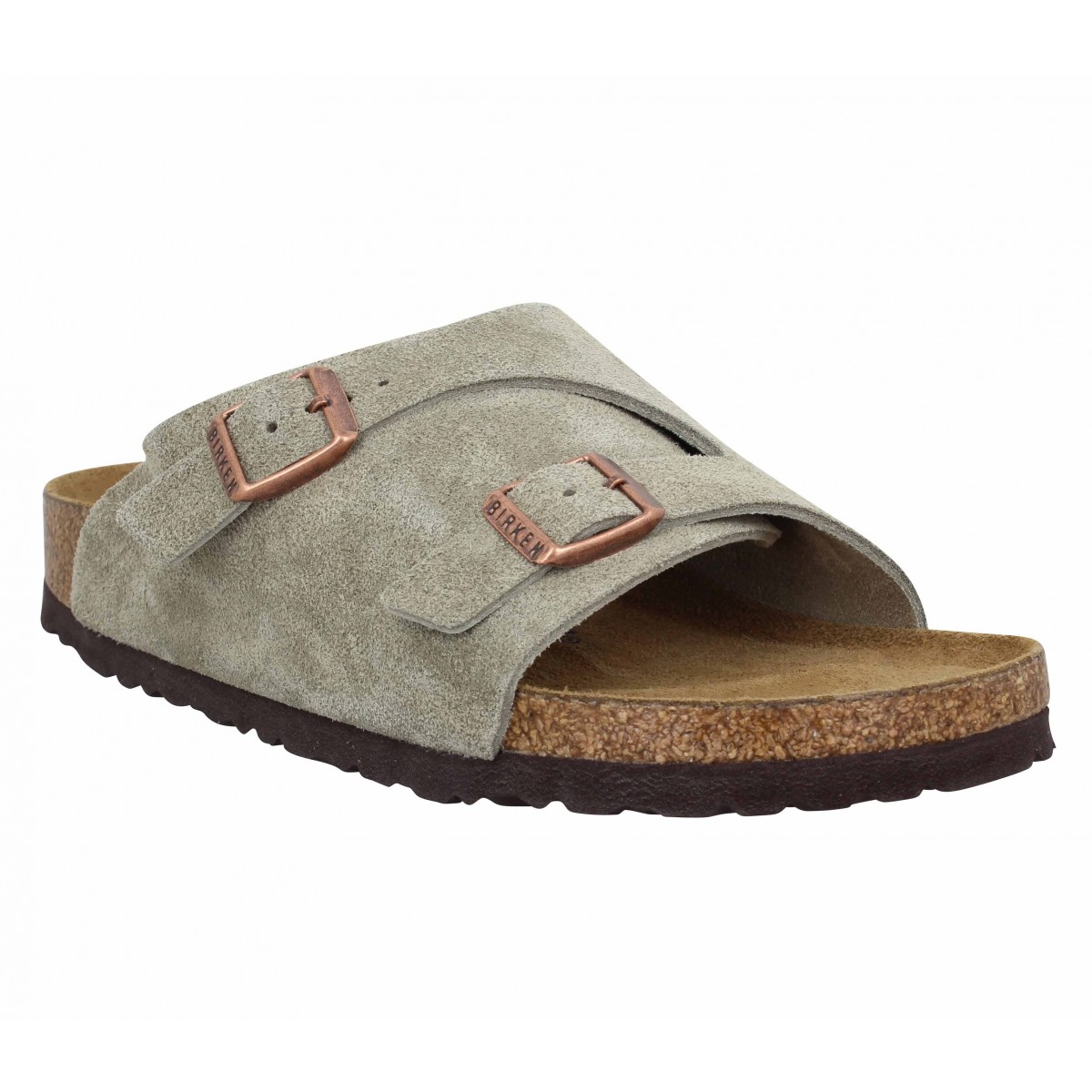 BIRKENSTOCK Zurich suede Femme-35-Taupe