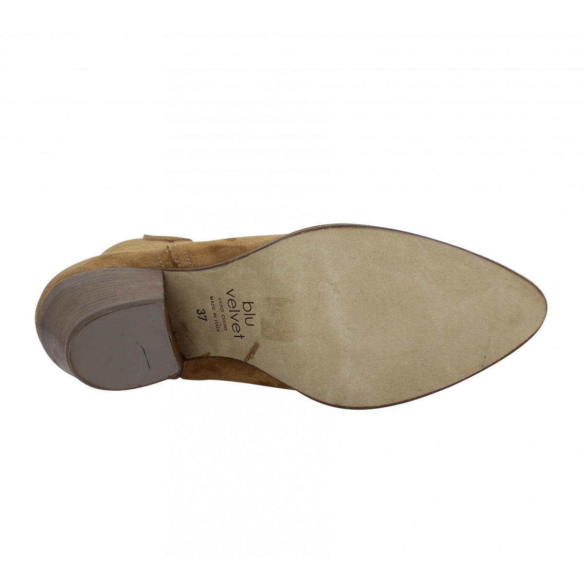 baskets blu velvet femme