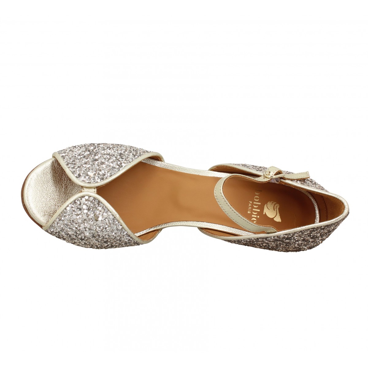 BOBBIES Holly glitter Femme Dore