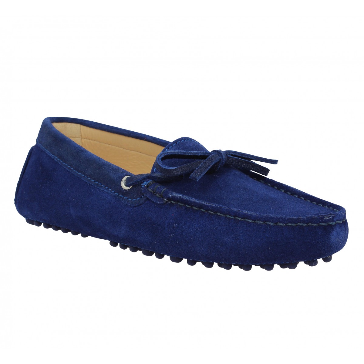 mocassin bobbies bleu