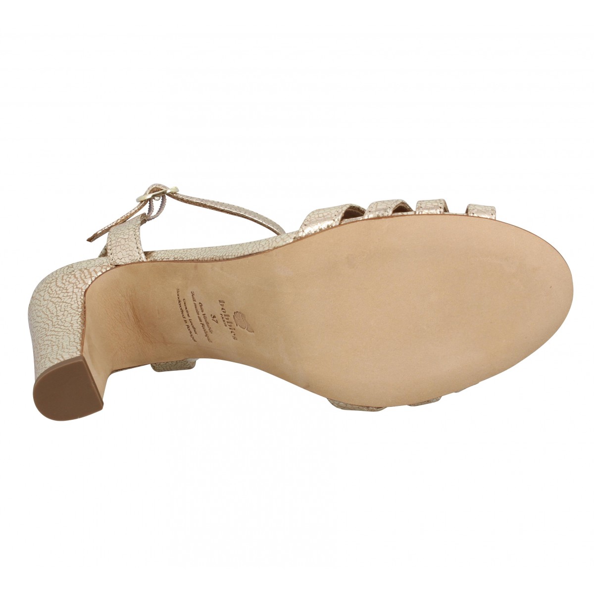 bobbies chaussures dorees