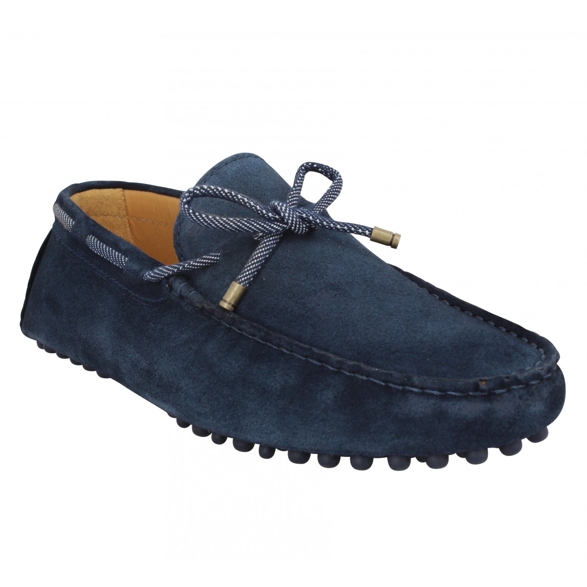 BOBBIES Marty suede Homme-40-Marine