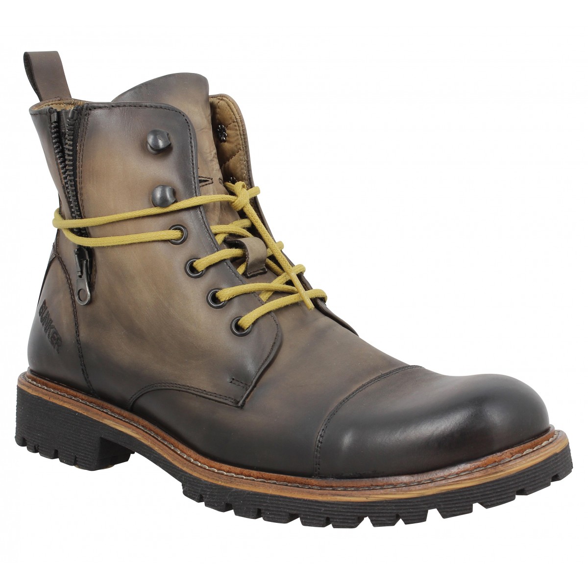 Bottines BUNKER Work Job Marron