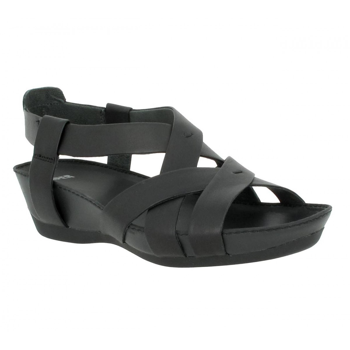 Sandales talons CAMPER Micro 21743 cuir Femme Noir