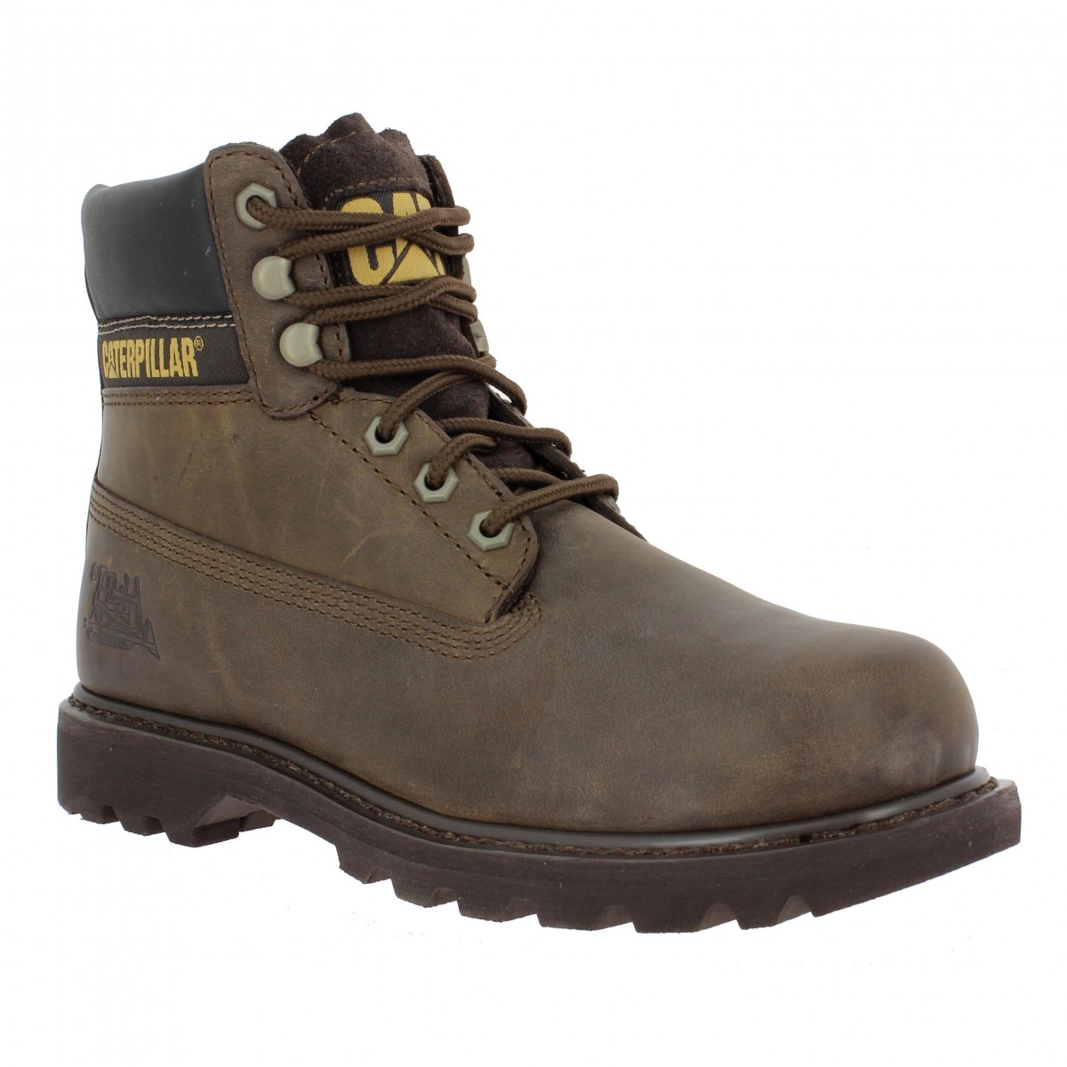 Bottines CATERPILLAR Colorado cuir Homme Chocolat