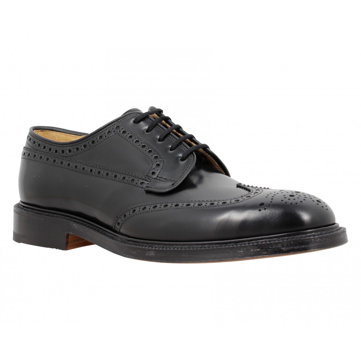 Church s grafton cuir homme noir | Fanny chaussures