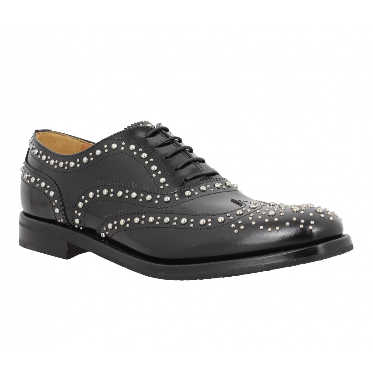 Chaussures à lacets CHURCH'S Burwood Met cuir Femme Noir
