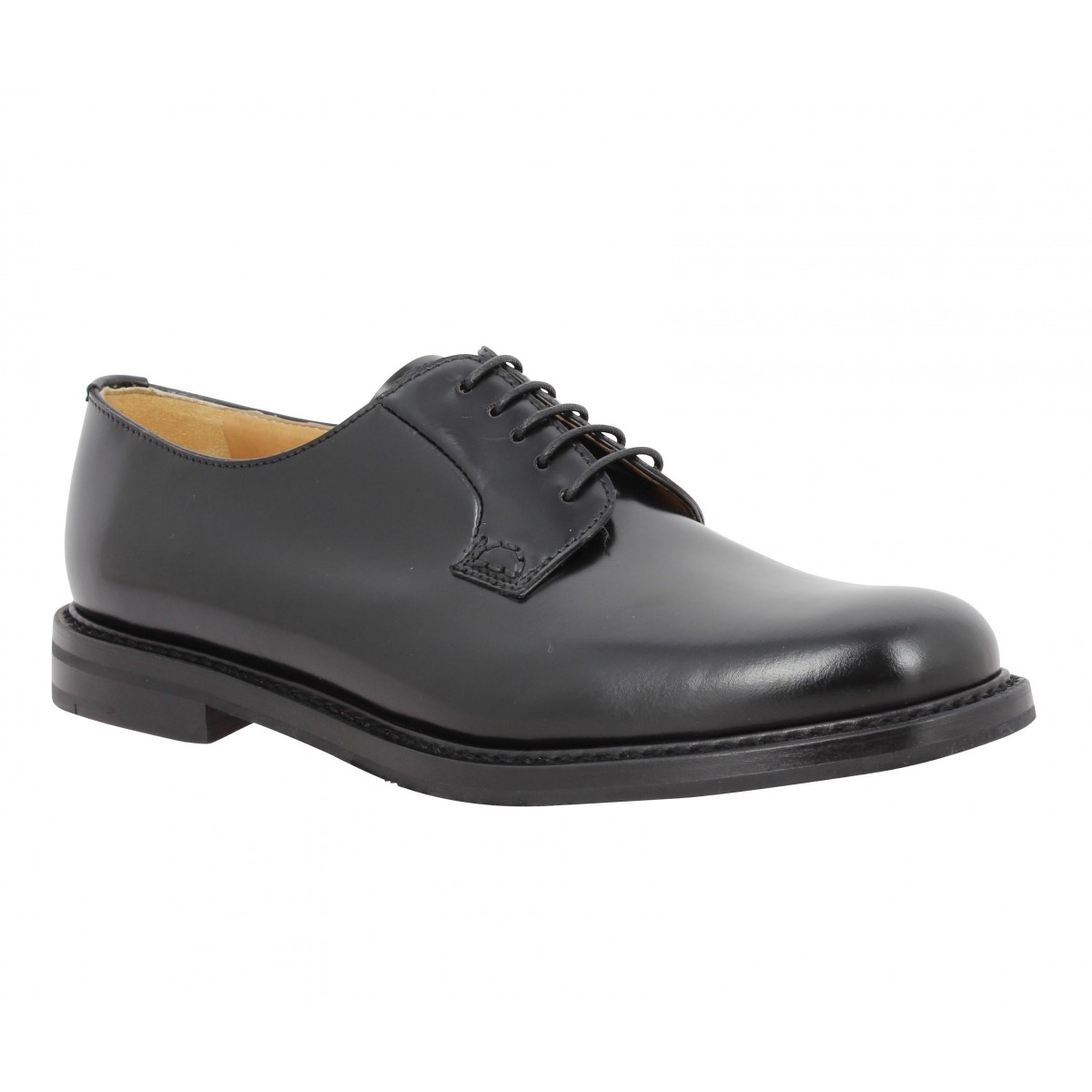 Church s shannon cuir femme noir Fanny chaussures