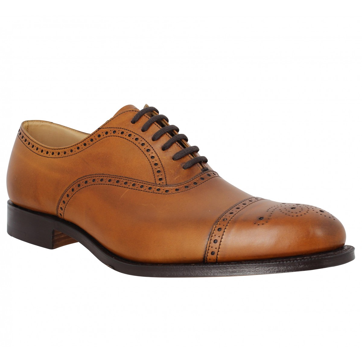 Chaussures à lacets CHURCH'S Toronto cuir Chestnut