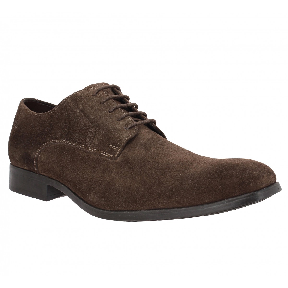 Chaussures à lacets CLARKS Banfield Walk velours Marron