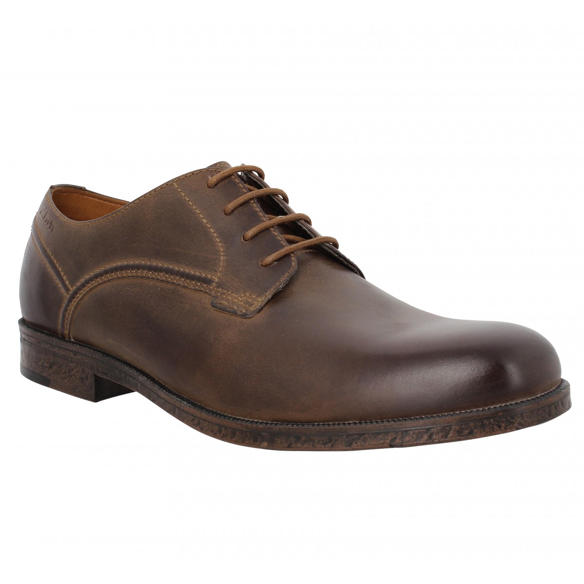 Chaussures à lacets CLARKS Brocton Walk cuir Marron