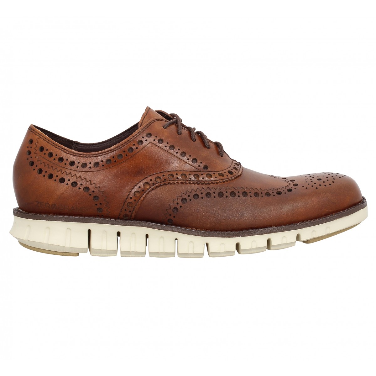 Cole haan zerogrand wingtip oxford tan homme | Fanny chaussures