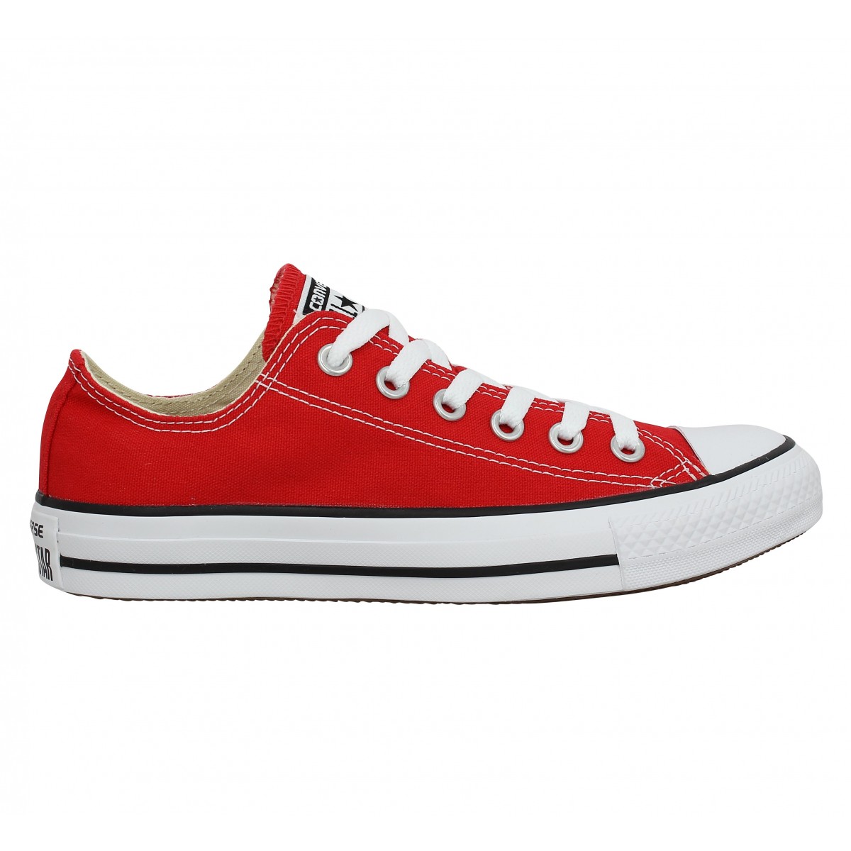 Converse 15810 toile femme rouge | Fanny chaussures