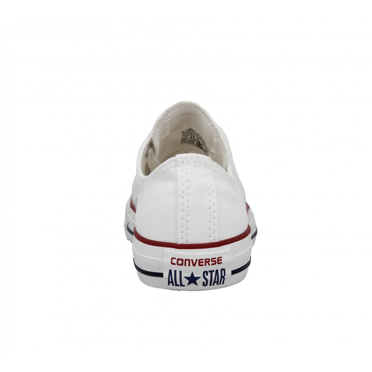 converse blanche toile homme