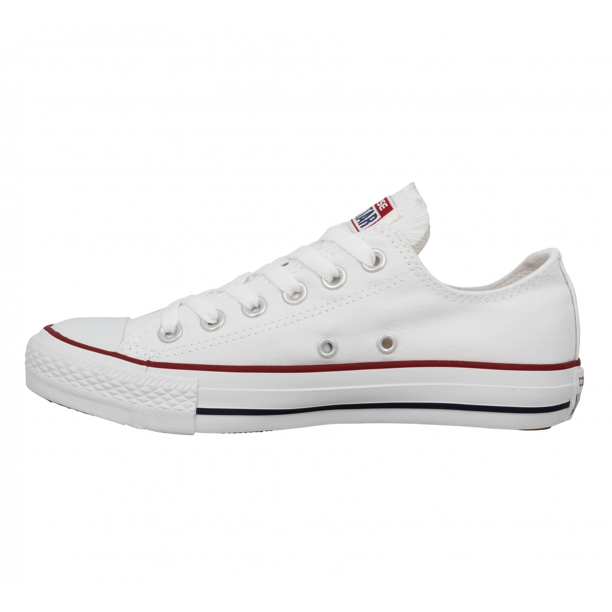 converse blanche toile homme