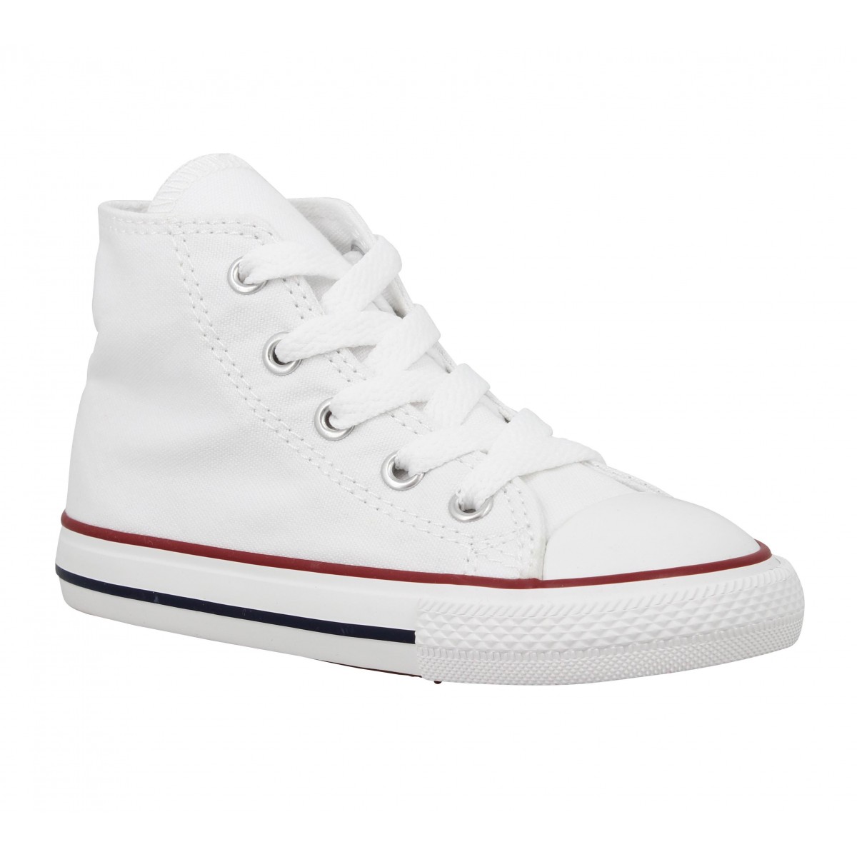 CONVERSE Chuck Taylor All Star Hi toile Enfant-28-Blanc