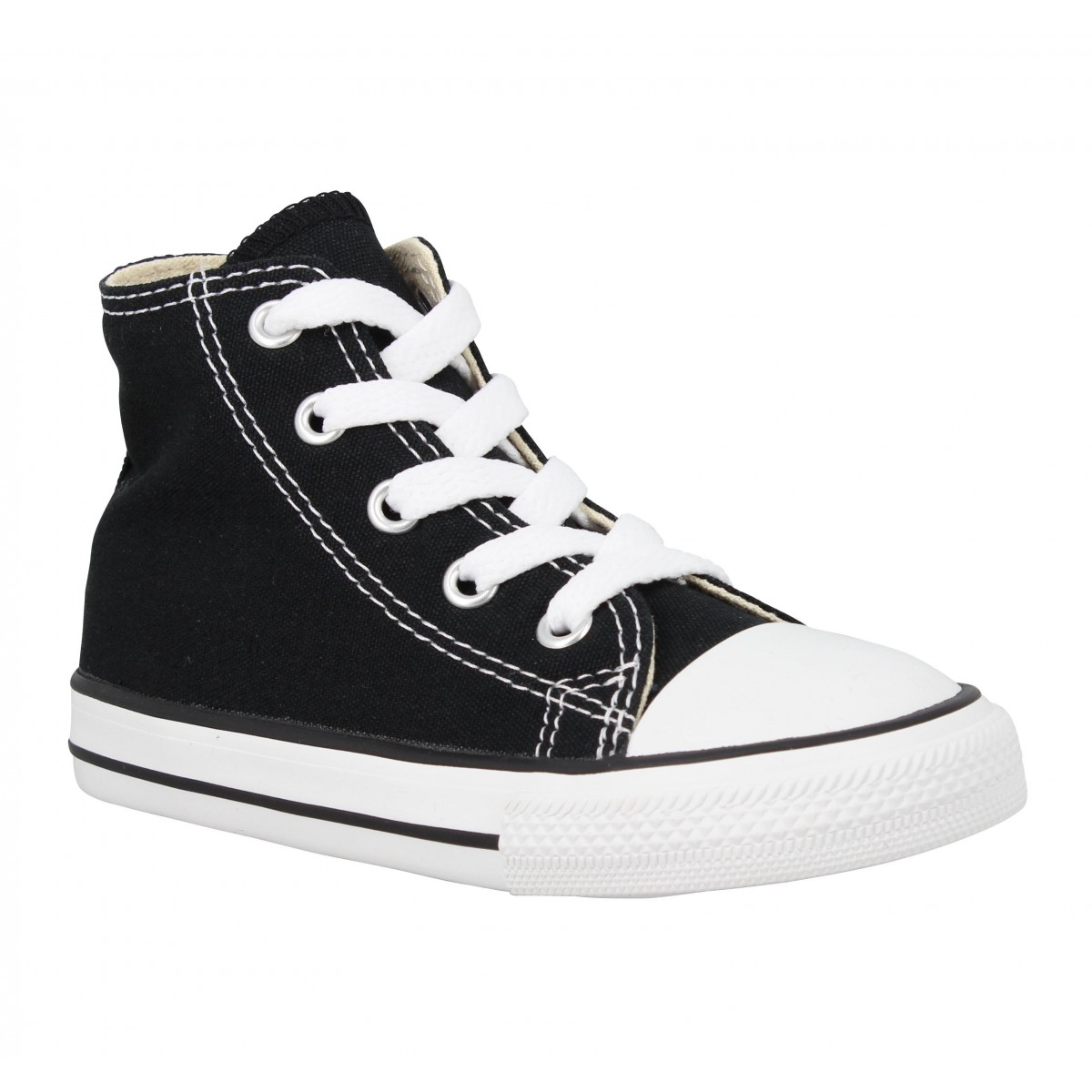 Converse 15860 toile enfant noir Fanny chaussures