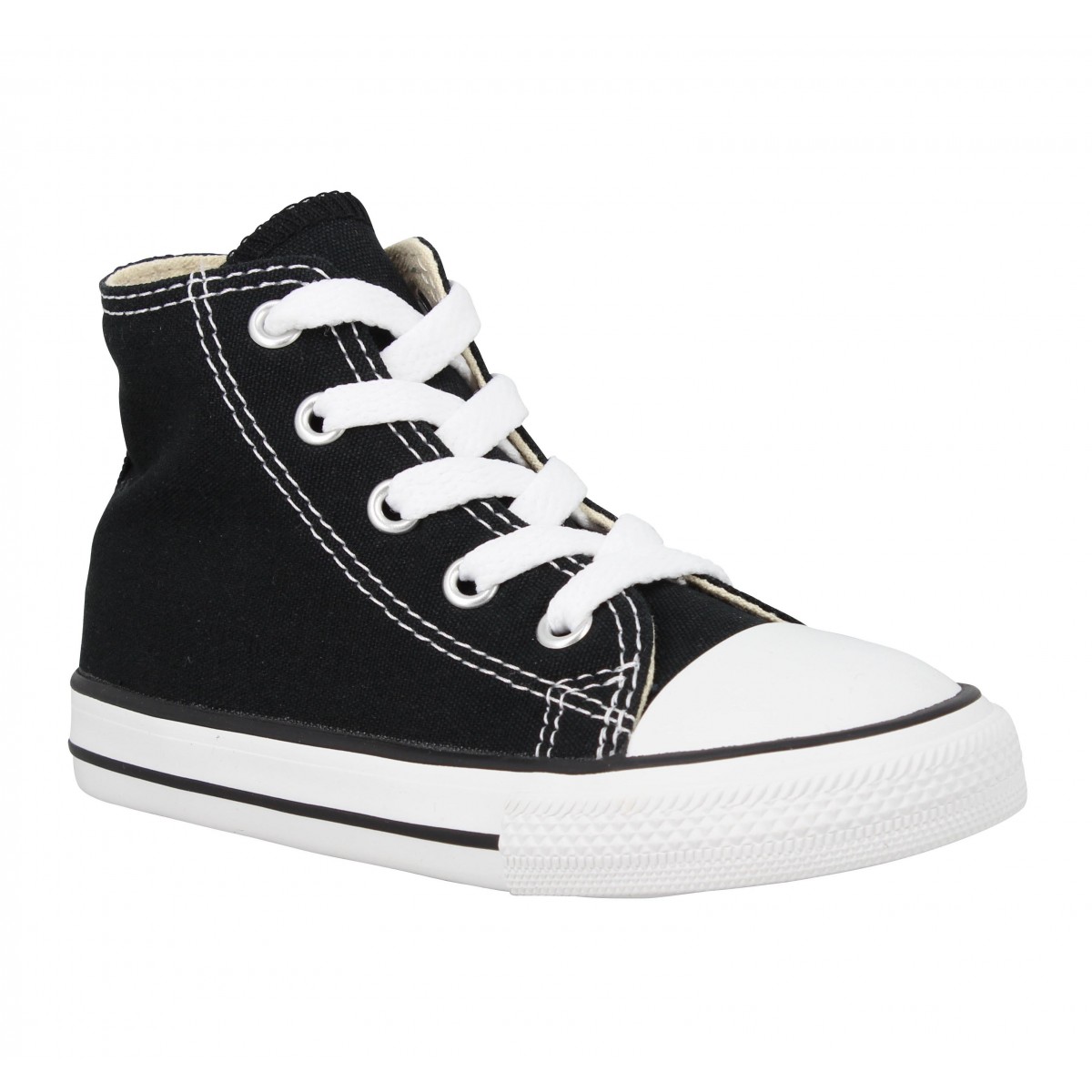 CONVERSE Chuck Taylor All Star Hi toile Enfant-27-Noir