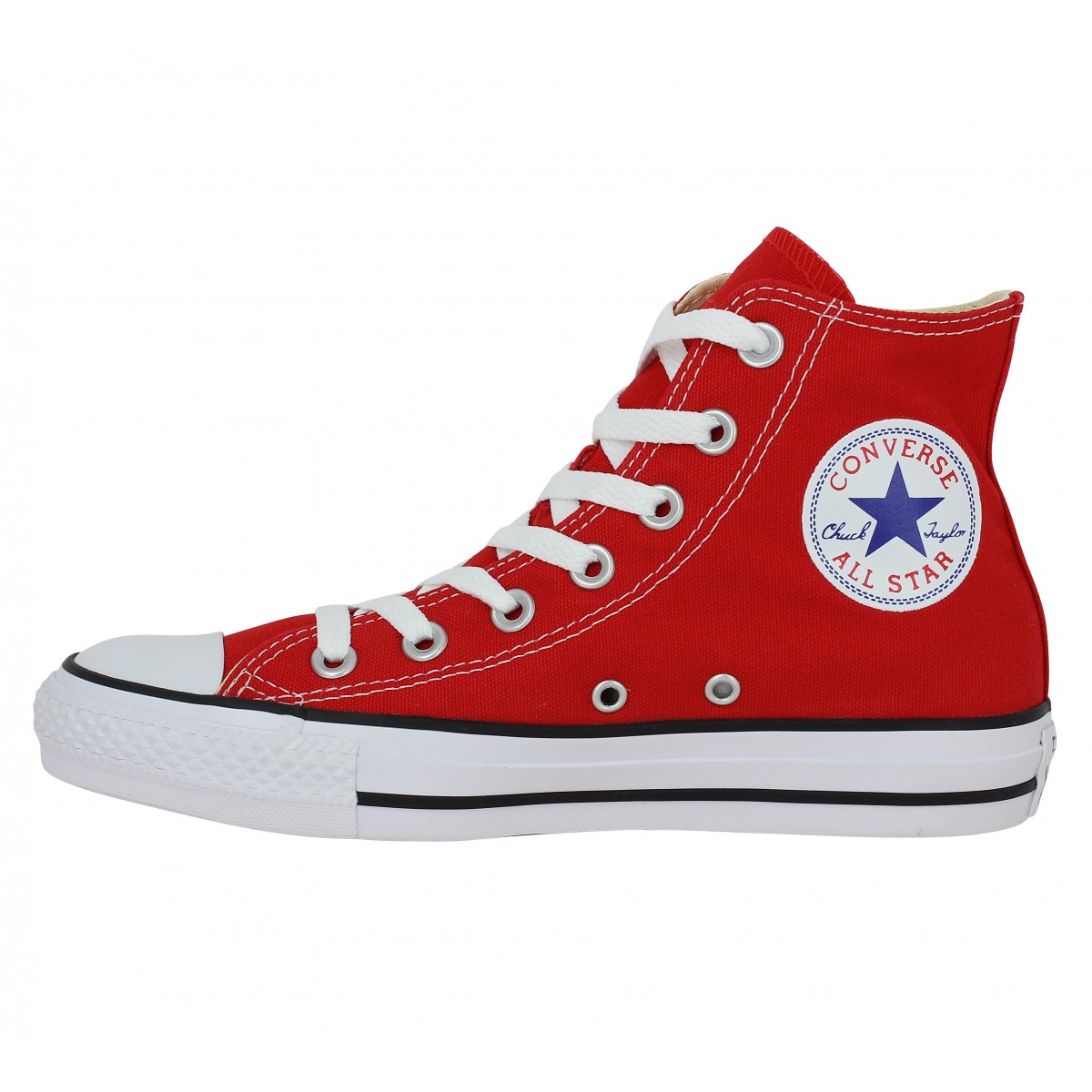 CONVERSE Chuck Taylor All Star Hi toile Femme Rouge